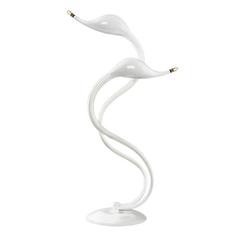 Настольная лампа cigno collo wt (lightstar) белый 25 см.