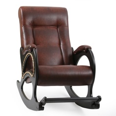 Кресло-качалка модель 44 (комфорт) коричневый 60x92x100 см.