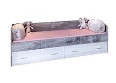 Кровать «юта» (ярофф) серый 1932x650x832 см.