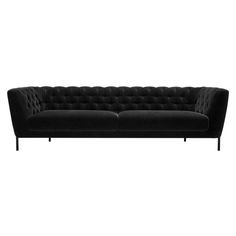 Диван valentin (sits) черный 241x70x86 см.