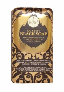 Мыло Nesti Dante Luxury black soap/Роскошное чёрное 250 г