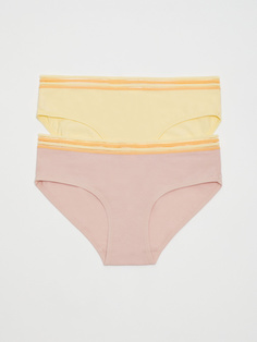 Набор из 2 трусов-слипов для девочек (принт, 146-152) Sela