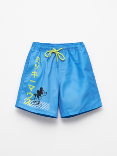 Пляжные шорты с принтом Disney Mickey Mouse для мальчиков (голубой, 146-152 / 11-12 YEARS) Sela