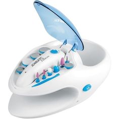 Маникюрно-педикюрный набор Scarlett SC-MS95005 насадок в компл.:11шт белый