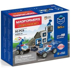 Магнитный конструктор Magformers Amazing Police Set 717002, 50 элементов
