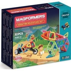 Магнитный конструктор Magformers Adventure Mountain 32 set 703011, 32 элемента