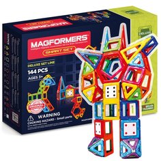 Магнитный конструктор Magformers 710001 Smart set, 144 детали