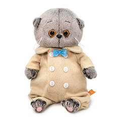 Мягкая игрушка Budi Basa BB-091 Басик Baby в комбинезоне из твида, 20 см