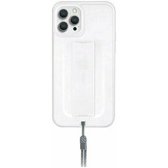 Чехол Uniq для Iphone 12 Pro Max Heldro +Band Anti-microbial, Frost