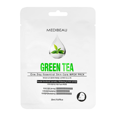 Маска для лица MEDIBEAU с экстрактом зеленого чая успокаивающая 20 мл