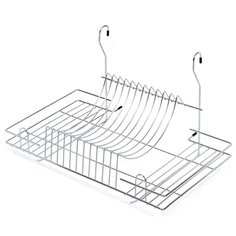 Сушилка для посуды, углеродистая сталь, с поддоном, 44.2х26.2х26 см, U000036