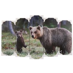 Картина модульная, 125х80 см, 5 модулей, X-513H