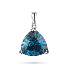 Подвеска из серебра с топазом э0609пд04220401 ЭПЛ Даймонд