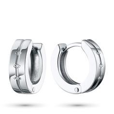 Серьги из серебра с бриллиантами э0601сг03152900 ЭПЛ Даймонд