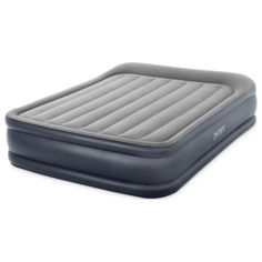 Кровать Intex queen deluxe с подголовником и насосом (64136NP)