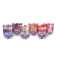 Стакан для виски Precious Adagio 0202912 цветной 6 шт