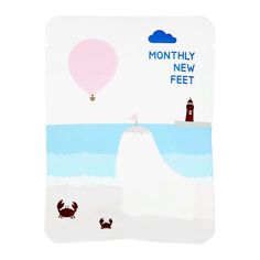 Пилинг для ног Monthly new feet отшелушивающий Pack AGE