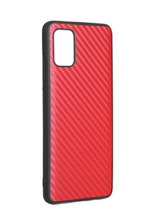 Чехол G-Case для Samsung Galaxy A51 SM-A515F Carbon Red GG-1204