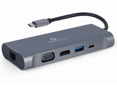Хаб USB Gembird Cablexpert USB-C - USB 3.0/HDMI/VGA/PD A-CM-COMBO7-01