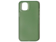 Чехол Luazon для APPLE iPhone 12 Pro Max Plastic Transparent-Green 6248013