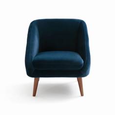 Кресло séméon (laredoute) синий 75x80x80 см.