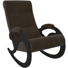 Кресло-качалка модель 5 (комфорт) черный 59x89x105 см.
