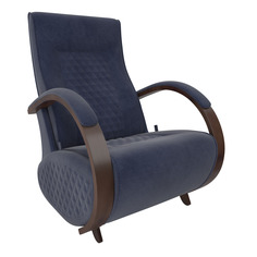 Кресло-глайдер модель balance 3 (комфорт) синий 70x105x84 см.