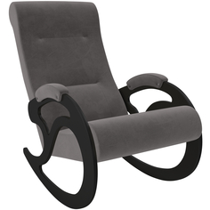Кресло-качалка модель 5 (комфорт) серый 59x89x105 см.