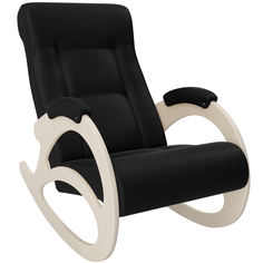 Кресло-качалка модель 4 (комфорт) черный 59x88x105 см.