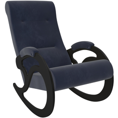 Кресло-качалка модель 5 (комфорт) синий 59x89x105 см.