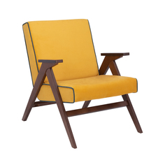 Кресло для отдыха вест желтое (комфорт) желтый 64x80x80 см.