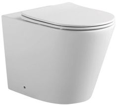 Унитаз напольно-приставной Акватек Pan AQ1906-00 безободковый, с сидением Termodur микролифт