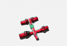 Шлейка, красный Zee.Dog