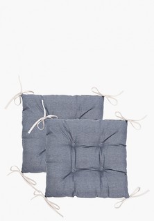 Подушки на стулья 2 шт. Унисон Basic, 40х40 см