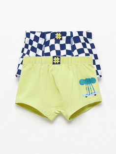 Набор из 2 трусов-боксеров для мальчиков (принт, 92-98) Sela