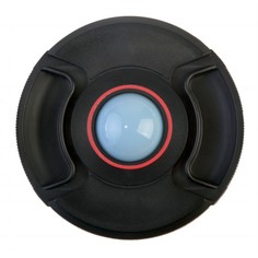 Крышка Flama FL-WB52С на объектив для защиты и установки баланса белого, 52mm, цвет черный/красный