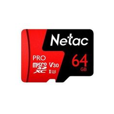 Карта памяти Netac microSD P500 Extreme Pro 64Gb (NT02P500PRO-064G-R)