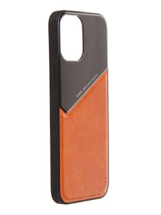 Чехол Luazon для APPLE iPhone 12 Pro Max MagSafe Orange 6253240