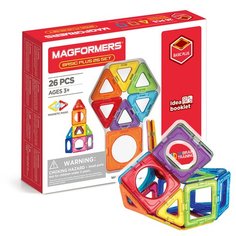 Магнитный конструктор Magformers 715014 Basic Plus Set, 26 деталей