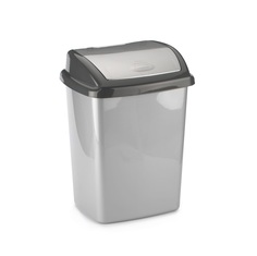 Контейнер для мусора Curver Dominik 25 л серебристый