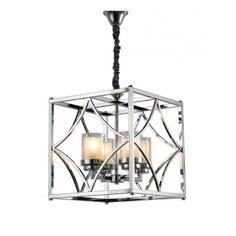 Люстра Подвесная люстра Lumina Deco Quadrato LDP 1223-4 CHR