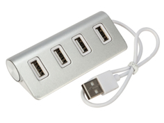 Хаб USB Rexant 4xUSB Silver 18-4106