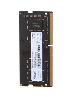 Модуль памяти Netac DDR4 SO-DIMM 3200Mhz PC25600 CL22 - 16Gb NTBSD4N32SP-16