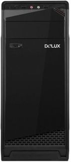 Корпус ATX Delux DW605 черный, БП 500W, 2*USB 1.1, audio
