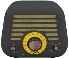 Портативная акустика HIPER RETRO L Gray H-OT5