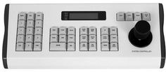 Клавиатура Smartec STT-CN3R1 (VARIABLE SPEED); джойстик (3-axis), встроенный LCD-дисплей (16х2 знаков); RS-485 (PELCO-D/P)