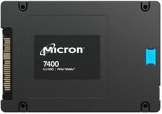 Накопитель SSD 2.5&#039;&#039; Micron MTFDKCB7T6TDZ-1AZ1ZABYY 7400 PRO, 7.68TB, PCI-E, TLC, 6600/5400 MB/s, 1000K/190K IOPS, MTTF 2M
