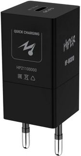 Зарядное устройство сетевое HIPER HP-WC010 3A PD+QC универсальное черное