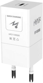 Зарядное устройство сетевое HIPER HP-WC006 3A PD+QC универсальное белое