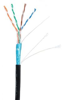 Кабель витая пара F/UTP 5e кат. 4 пары Netlan EC-UF004-5E-PE-BK-1